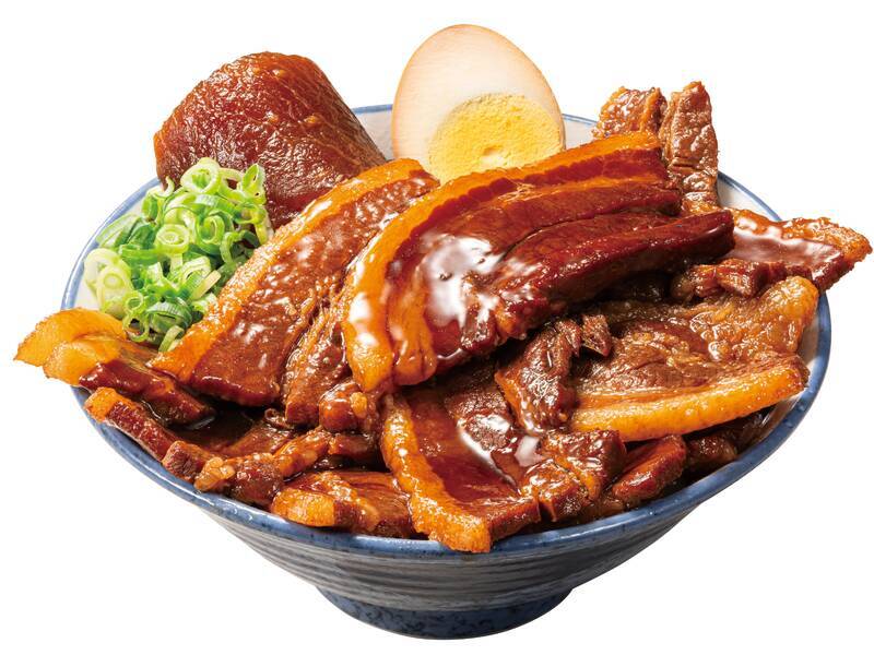 150gの厚切り豚肉をドーン！豪快「豚バラ大根丼」が寒い季節に向けて新登場
