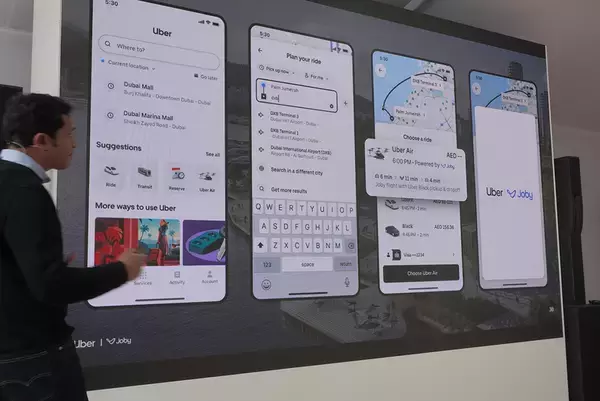 「渋滞よ、さらば！ UberとJobyの「空飛ぶタクシー」が2026年内に開業へ ドバイでフライトデモを見た」の画像