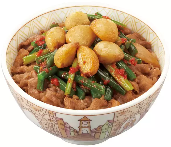 「待ってた！にんにくゴロゴロ、すき家「ダブルニンニク牛丼」が今年も」の画像