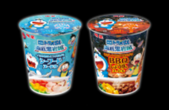 「映画ドラえもん」コラボカップめん、明星から 「海底鬼岩城 シーフード味ヌードル」など