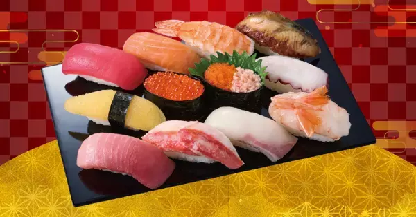 「中とろ、ズワイ蟹など40貫の「デラックス盛」が登場！6日間限定の贅沢盛り」の画像