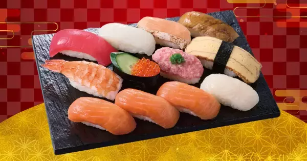 「中とろ、ズワイ蟹など40貫の「デラックス盛」が登場！6日間限定の贅沢盛り」の画像