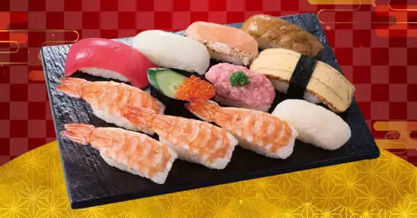 「中とろ、ズワイ蟹など40貫の「デラックス盛」が登場！6日間限定の贅沢盛り」の画像