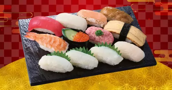 「中とろ、ズワイ蟹など40貫の「デラックス盛」が登場！6日間限定の贅沢盛り」の画像