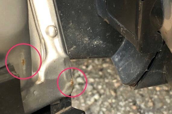 中古車のサビとキズ、傾向と対策