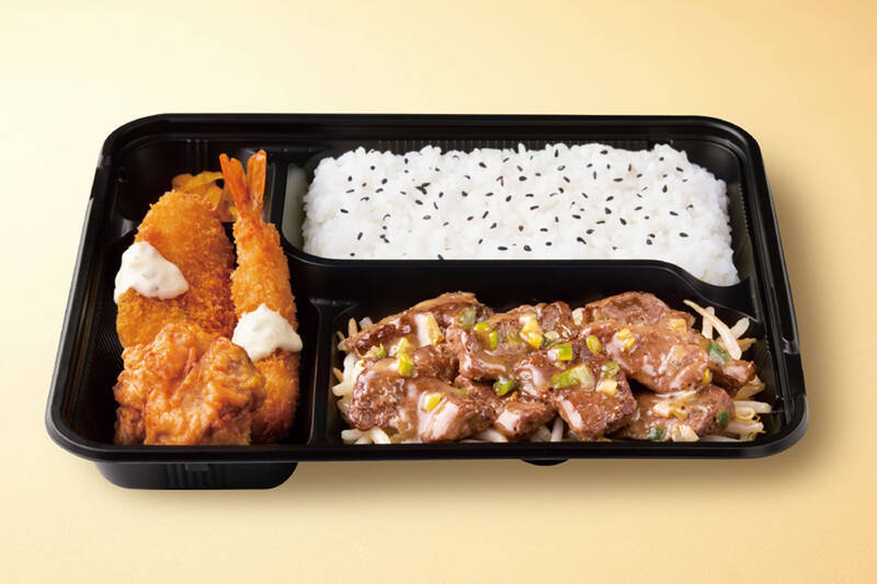 ガッツリ肉ダブルも！ 毎年人気の「牛ハラミ焼肉弁当」2つのソースで登場