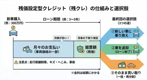 「残クレでクルマを買いたい！ 契約前に絶対に知っておきたいメリットと落とし穴」の画像