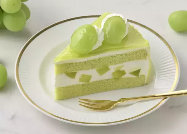 「旬を迎えたシャインマスカットを楽しむ　銀座コージーコーナー「きらめく果実♪ シャインマスカット」フェア」の画像