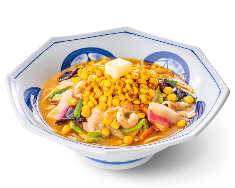 うまそ～！ コーン100gどっさり「バターみそちゃんぽん」リンガーハットに本日登場