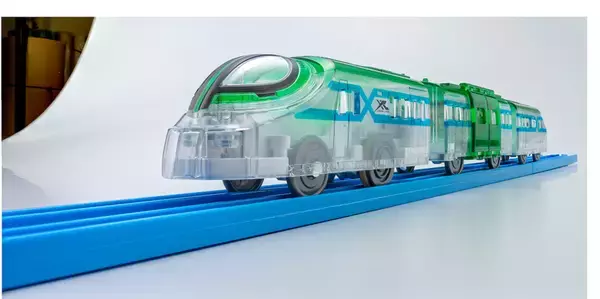 「ファミマ限定「プラレールくじ」数量限定で登場！ ラスト賞はクリア仕様」の画像