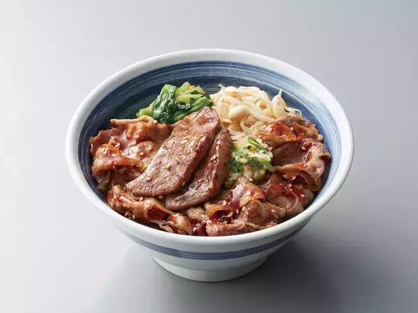 「カルビ×厚切り牛タン2枚！お値段据え置き「スペシャルカルビ丼」登場」の画像