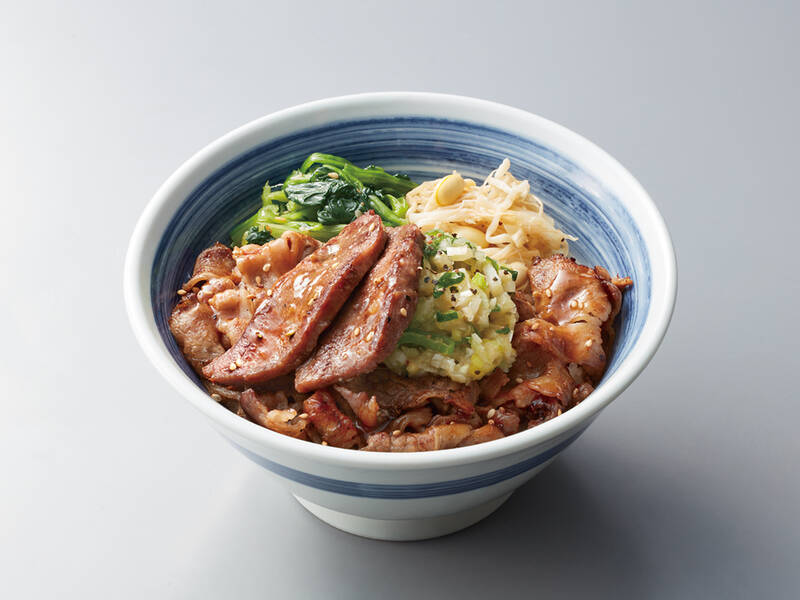 カルビ×厚切り牛タン2枚！お値段据え置き「スペシャルカルビ丼」登場