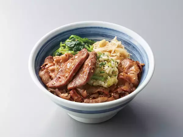 「カルビ×厚切り牛タン2枚！お値段据え置き「スペシャルカルビ丼」登場」の画像