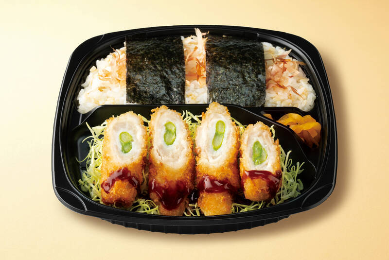 アスパラ×のり弁で春全開！「豚巻きフライ」がおいしそ