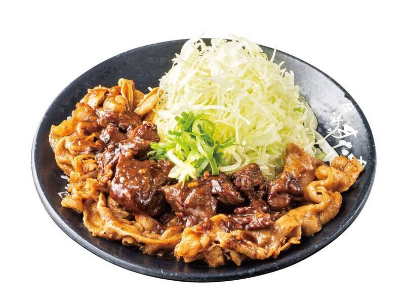 総重量500g超！牛ハラミ×豚バラのボリューム丼が登場！「米より肉」な大迫力