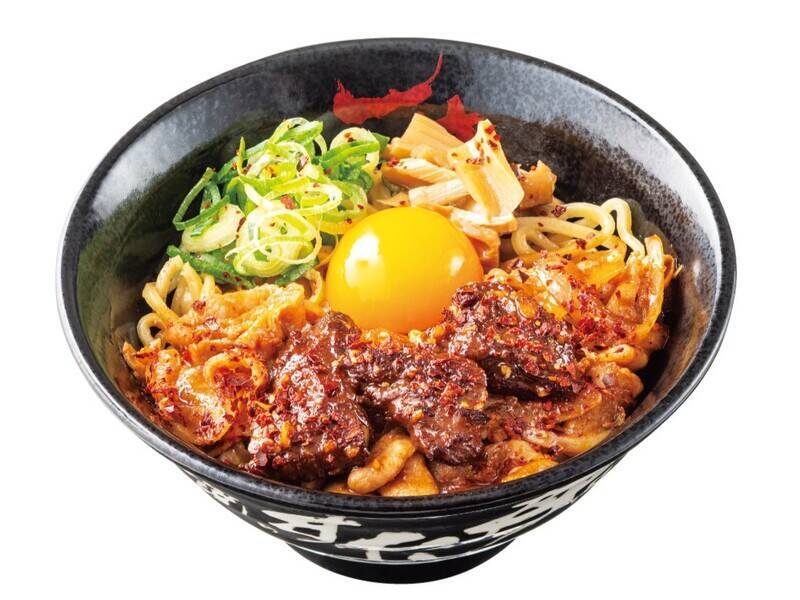 総重量500g超！牛ハラミ×豚バラのボリューム丼が登場！「米より肉」な大迫力