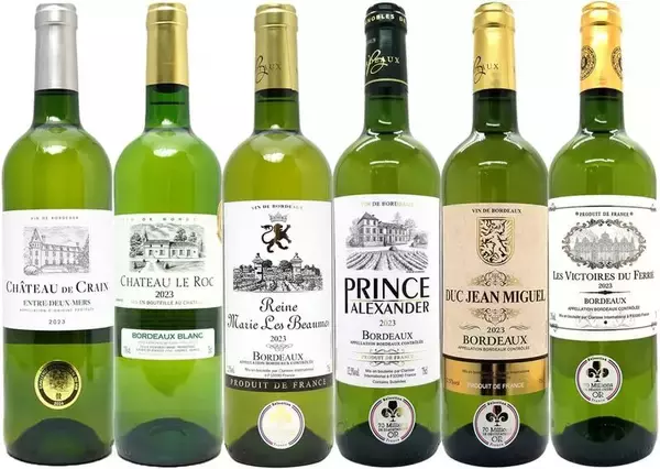フランス産辛口白だけを集めた6本セットがセール中！ 1本約800円のまとめ買い価格に
