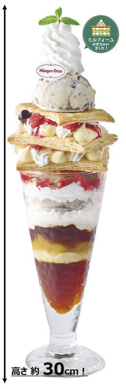 高さ30cmのハーゲンダッツパフェも！ジョナサンの初夏のスイーツフェア