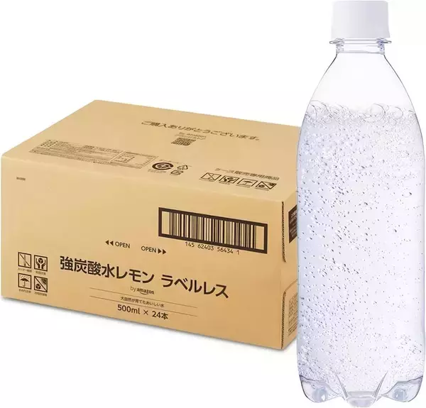 ゴクゴク飲めて1本約56円！ レモン強炭酸水24本がお買い得