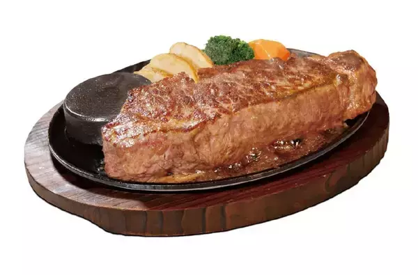 「ステーキ50％増量で嬉しい！300g→450gなど無料でボリュームアップ【3日間限定】」の画像