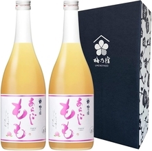 桃をぜいたくに丸々1個分！ 「梅乃宿 あらごしもも」2本セットがセール中