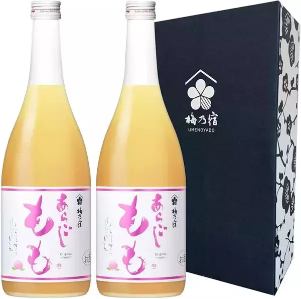 桃をぜいたくに丸々1個分！ 「梅乃宿 あらごしもも」2本セットがセール中