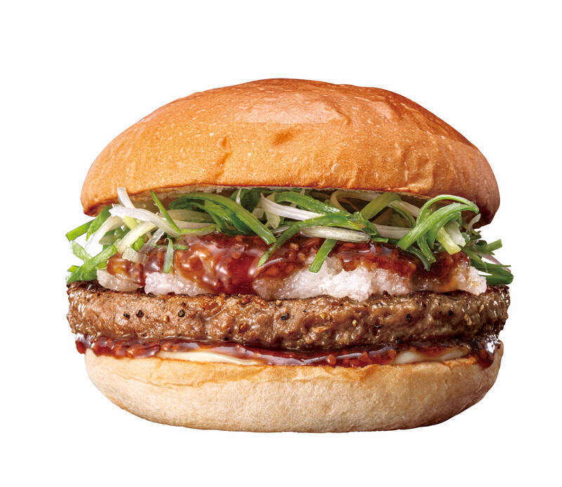 肉厚×にんにく醤油！ 夏の「おろしバーガー」がそそる。8月5日から