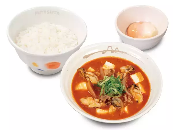「うまそ！松屋「牡蠣入り」牛豆腐キムチチゲ発売へ、冬の定番が神アプデ」の画像