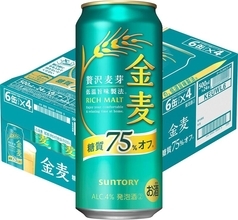 たっぷり飲めるし糖質75％オフだし、 「金麦」500ml×24本はセールのときに買っておこう