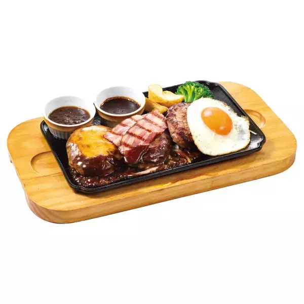 「約3倍サイズの「1ポンドハンバーグ」登場！3日間限定」の画像