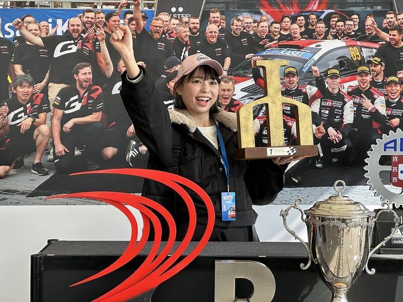 愛知県出身アイドル・寺坂ユミが初観戦のラリージャパンの興奮とファンの温かさをレポート