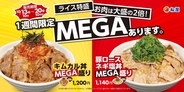 キター！ 松屋の「MEGA盛り」肉は大盛の2倍＆ライス特盛、1週間限定