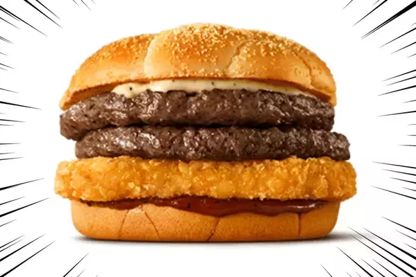 「ヤバ肉厚！マクドナルド夜限定「倍肉厚ビーフ」W杯記念バーガー」の画像