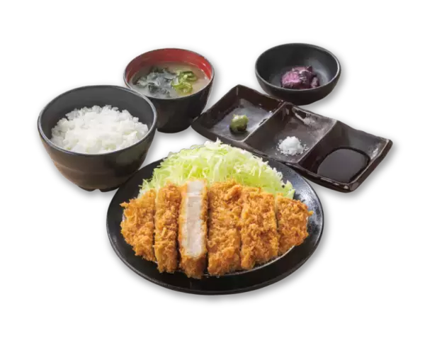 「都内に1店舗、吉野家系列のとんかつ店。特選ロースかつ、ご飯・キャベツおかわり無料」の画像
