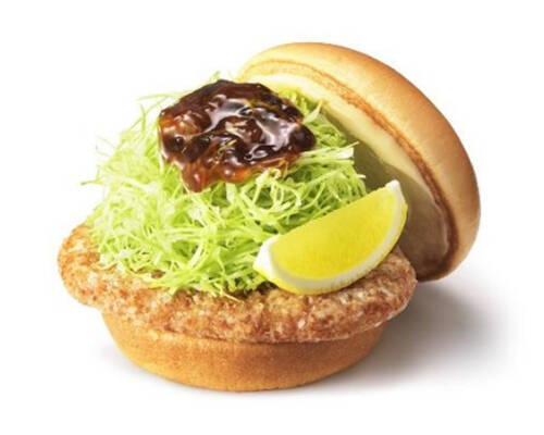 モスから「とり竜田バーガー」初登場　国産鶏使用のこだわり“和風バーガー”