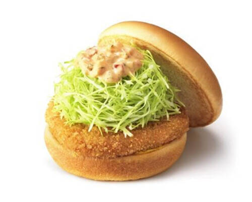 モスから「とり竜田バーガー」初登場　国産鶏使用のこだわり“和風バーガー”