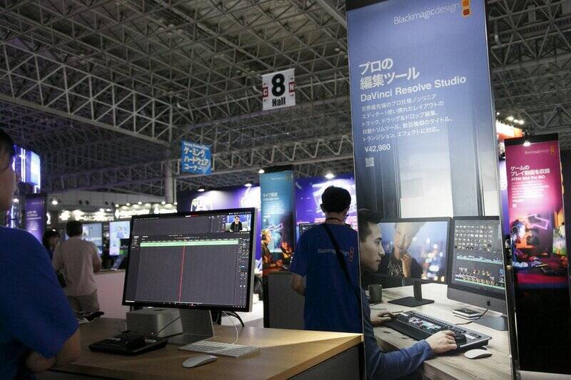 TGS初出展！映像・放送機器で有名なBlackmagic Designのブースをレポート【TGS2023】