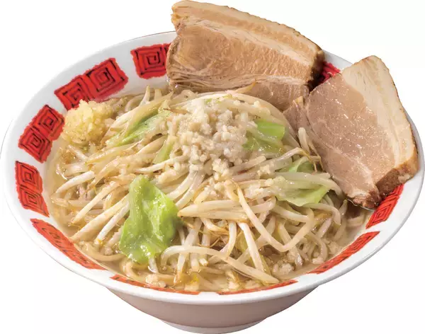 「バーミヤンにG系「バミ郎」が爆誕！背脂×極太ワシワシ麺　大盛無料のごはんセットも」の画像