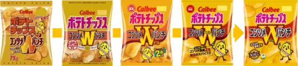 「カルビーのコンソメパンチがパワーアップ 「ポテトチップス コンソメメガトンパンチ」期間限定発売」の画像
