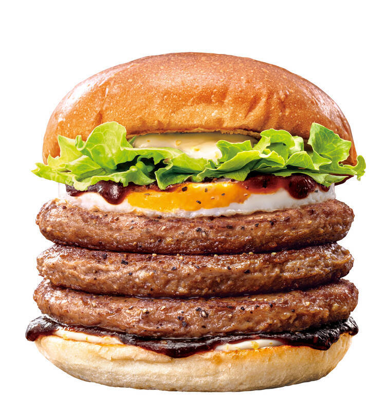 肉、肉、肉のトリプル！ 「絶品月見」のボリュームバーガーがうまそ～！