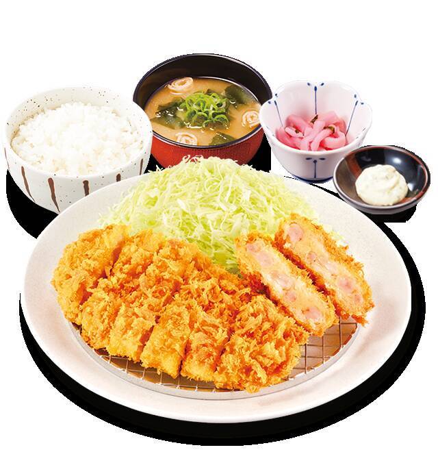 ぷりっぷり「海老かつ」のボリューム定食登場！とんかつや海老フライとのコンボ