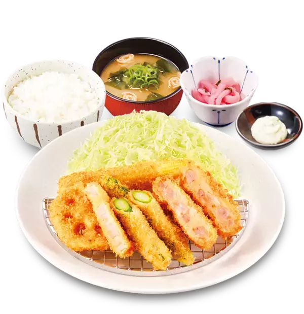 「ぷりっぷり「海老かつ」のボリューム定食登場！とんかつや海老フライとのコンボ」の画像