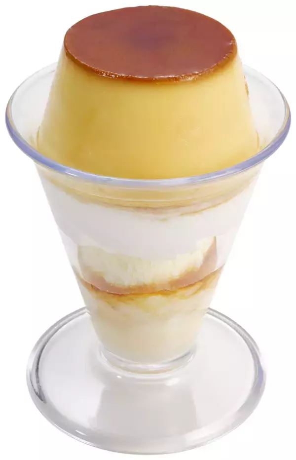 「スシロー 昔ながらの「プリンパフェ」380円〜、数量限定で発売」の画像