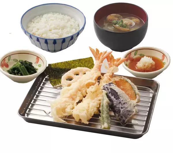 「「上海老天丼セット」100円引き！エビ2本がドーン！さらに“定食”はご飯おかわり無料」の画像