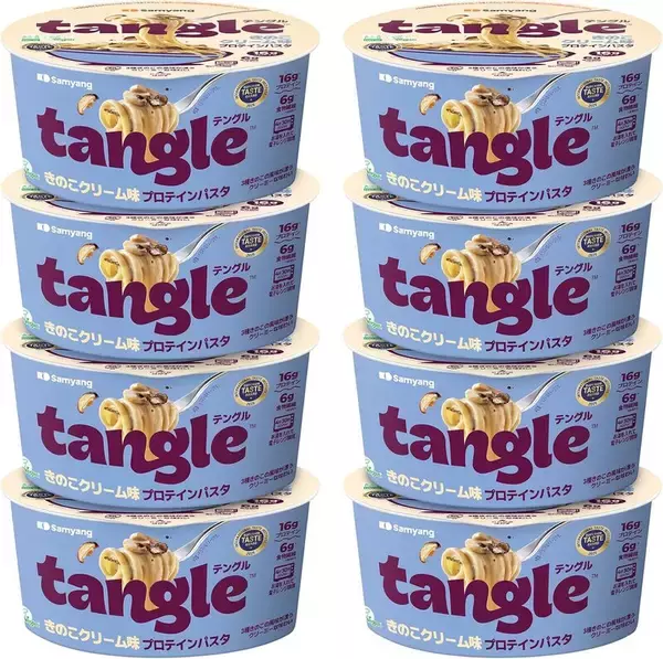 手軽な食事。でも、たんぱく質16g！「テングル きのこクリーム」8食が24％オフ