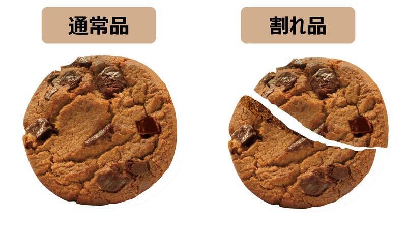 森永製菓、おいしい「訳あり」。ムーンライトに続き「チョコチップクッキー」