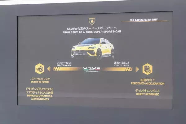 「ランボルギーニもガソリンエンジン車は終焉に！ スーパーSUV「URUS」の新モデルを発表」の画像