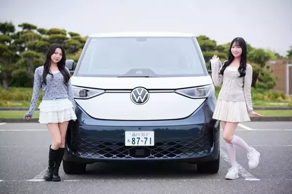 「≒JOYも大絶賛の可愛さ！ 見た目はレトロ、中身は最新EV「ID. Buzz」がミニバンの常識を変える」の画像