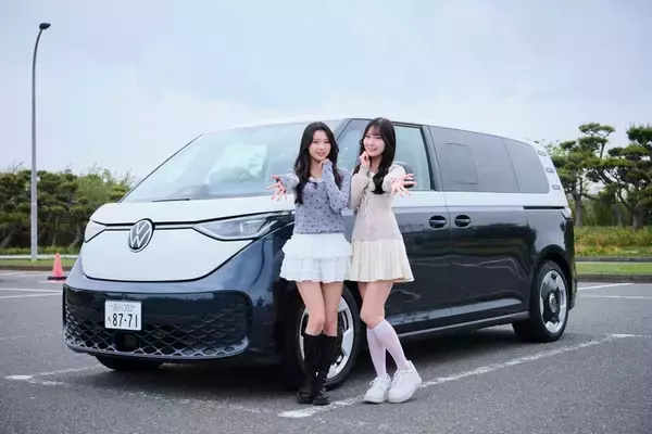 「≒JOYも大絶賛の可愛さ！ 見た目はレトロ、中身は最新EV「ID. Buzz」がミニバンの常識を変える」の画像