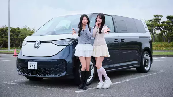 「≒JOYも大絶賛の可愛さ！ 見た目はレトロ、中身は最新EV「ID. Buzz」がミニバンの常識を変える」の画像